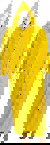 Rain Jacket: Size X-Large, Yellow, Polyester